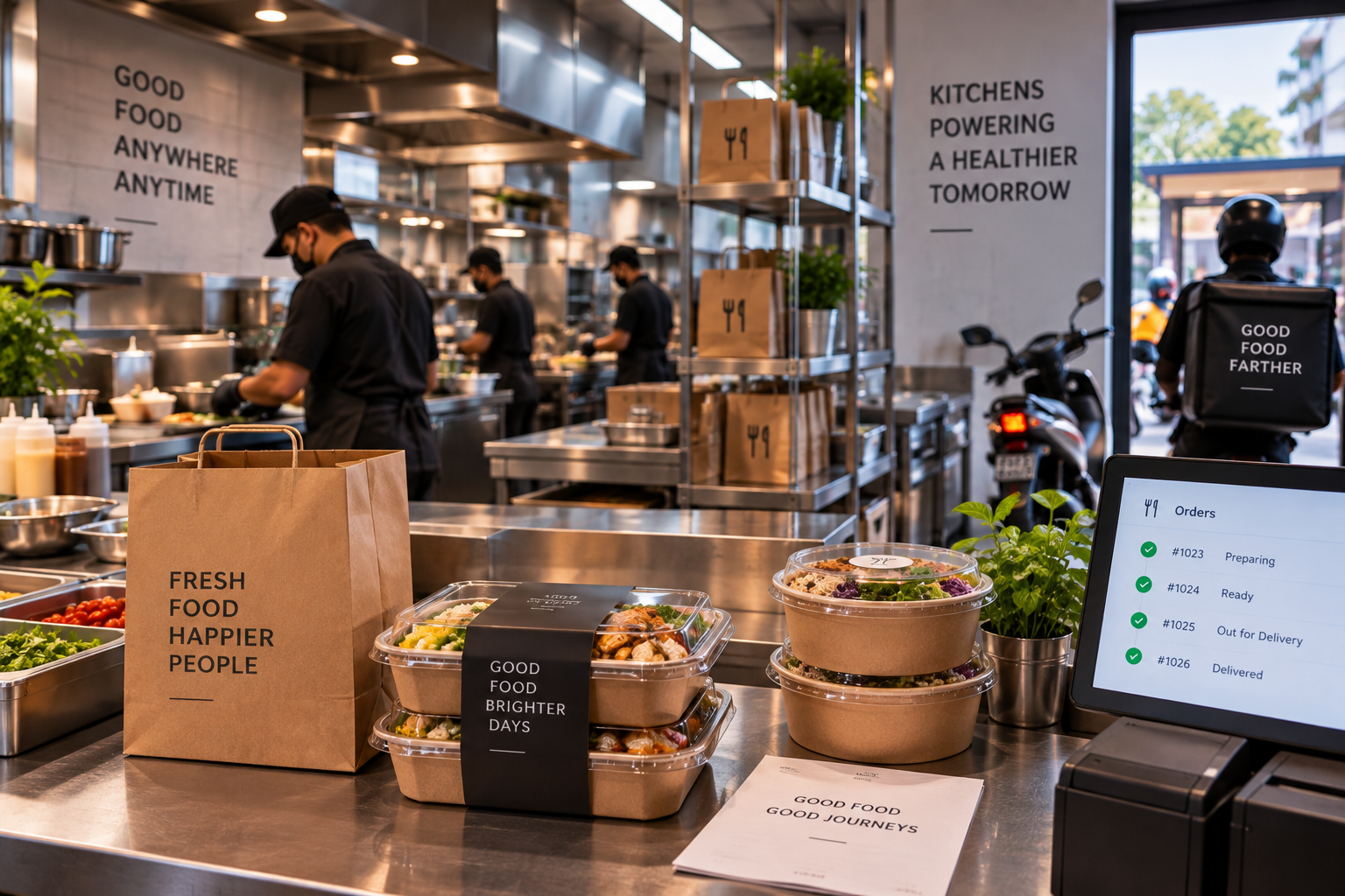 Cloud Kitchens & Delivery Hubs