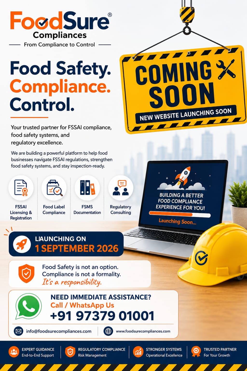FoodSure Compliances Poster